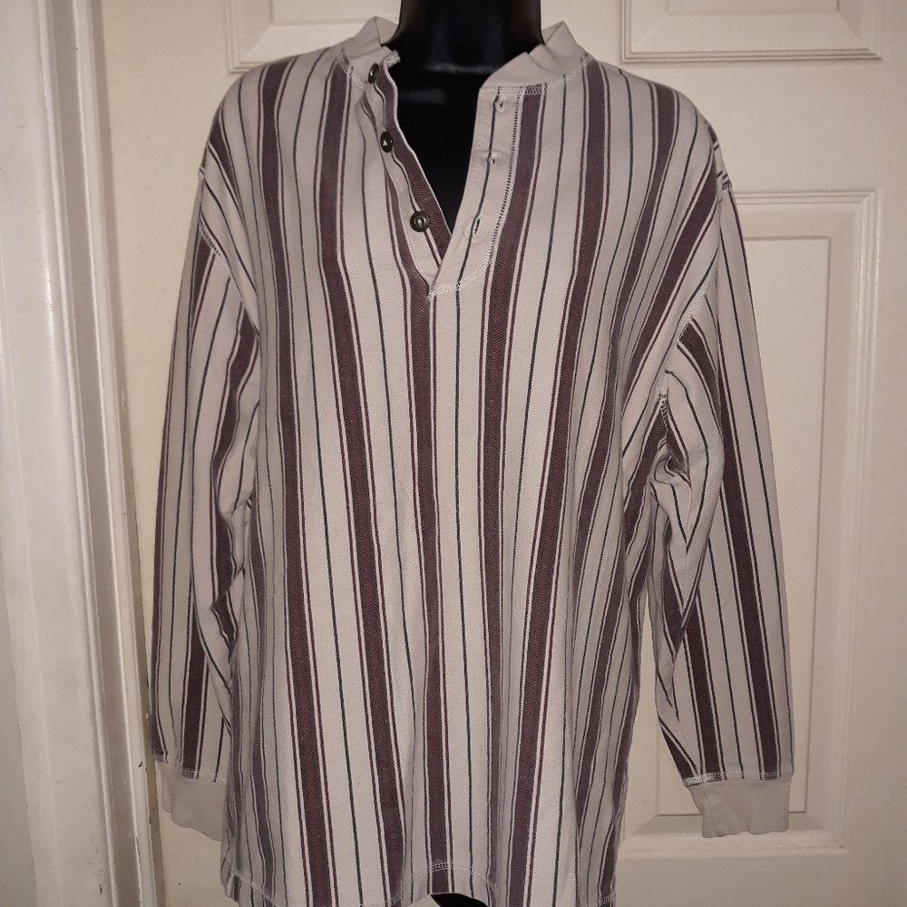 St johns bay men's pullover shirt 100%cotton A-54